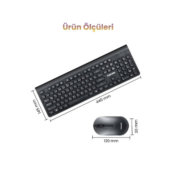 Multimedya Q Klavye Ve Mouse Seti - 3