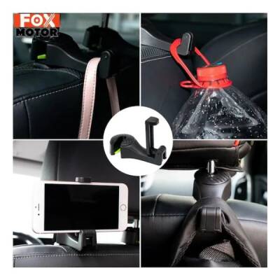 Oto Koltuk Arkası Telefon Tutucu Askılık - 3