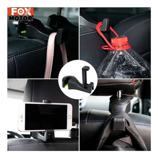 Oto Koltuk Arkası Telefon Tutucu Askılık - 3