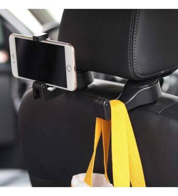 Oto Koltuk Arkası Telefon Tutucu Askılık - 4