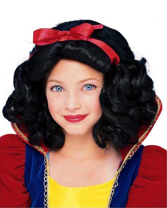 Pamuk Prenses Peruğu Kırmızı Fiyonklu - 1