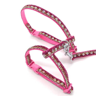 Parlak Kedi Gezdirme Göğüs Tasması - 5