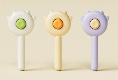 Pati Tasarımlı Otomatik Temizlenen Evcil Hayvan Tarağı (1)