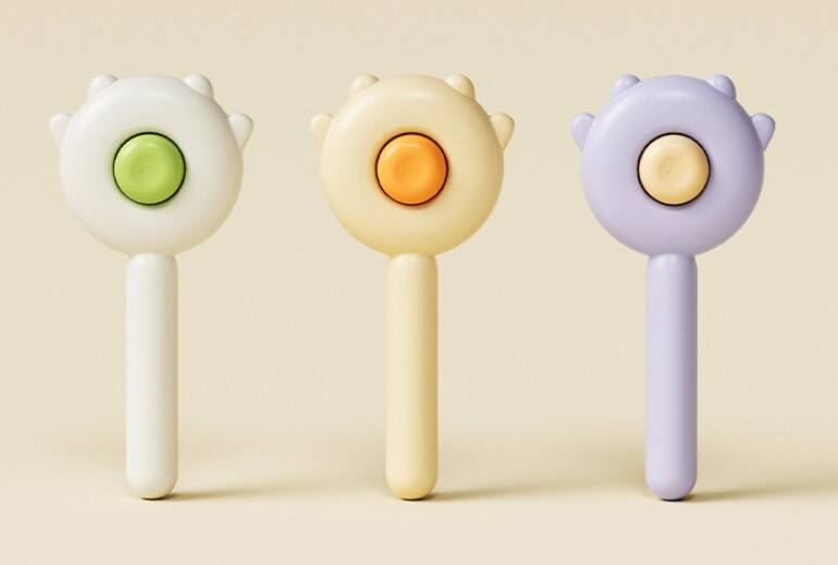 Pati Tasarımlı Otomatik Temizlenen Evcil Hayvan Tarağı - 2