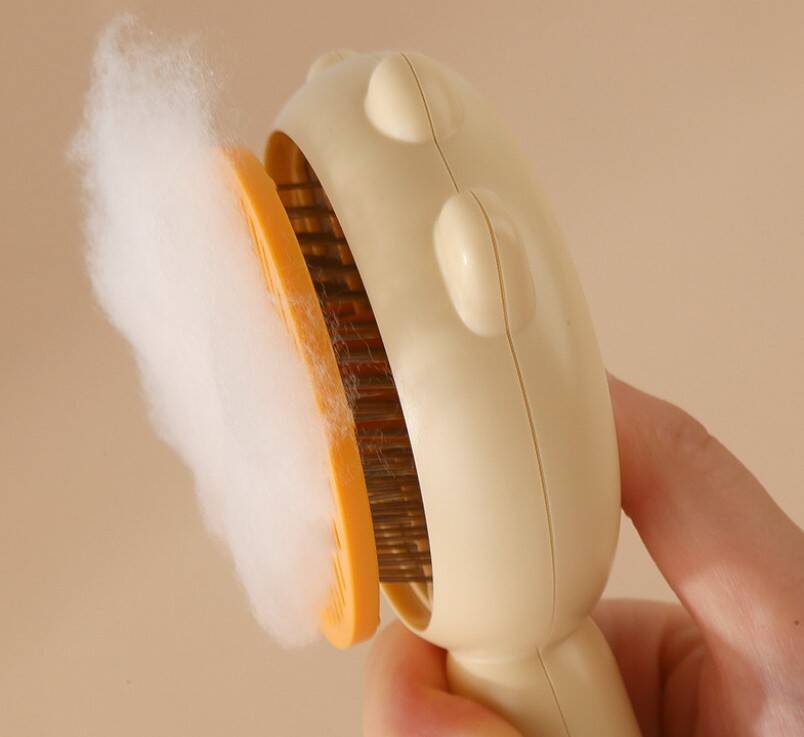 Pati Tasarımlı Otomatik Temizlenen Evcil Hayvan Tarağı - 3