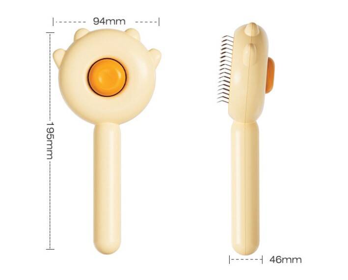 Pati Tasarımlı Otomatik Temizlenen Evcil Hayvan Tarağı - 5