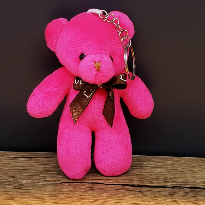 Pembe Hediyelik Kese İçinde Ayıcık - 2