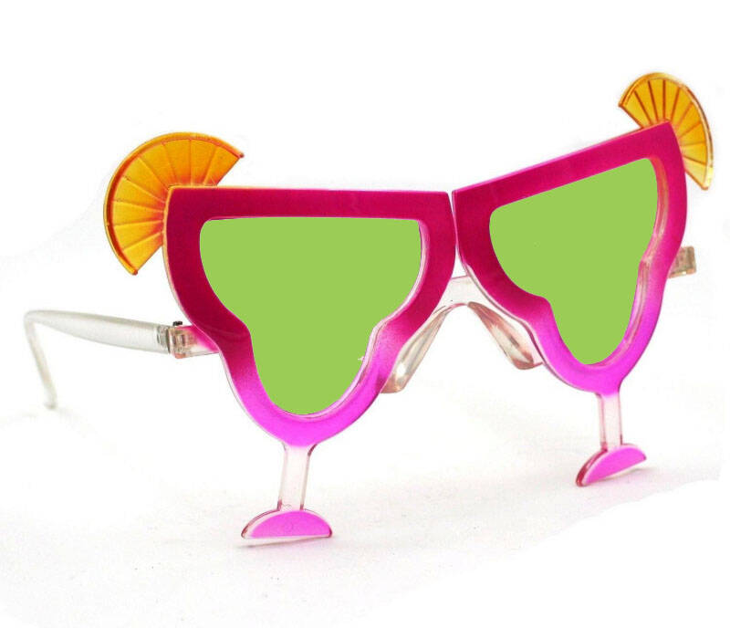 Pembe Margarita Bardak Şeklinde Parti Gözlüğü - 2