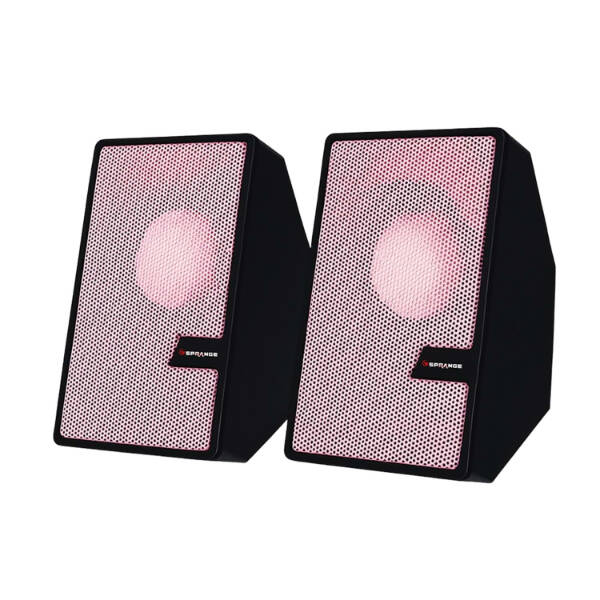 Pembe USB 2.0 + 3.5mm USB Hoparlör - 2