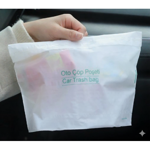 Pratik Su Geçirmez Oto Araba Çöp Poşeti 20 Adet - 1