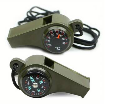 Pusulalı Çok Fonksiyonlu Acil Durum Düdüğü - 3