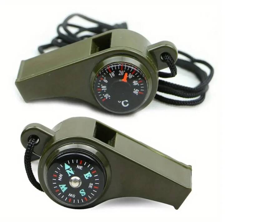 Pusulalı Çok Fonksiyonlu Acil Durum Düdüğü - 3