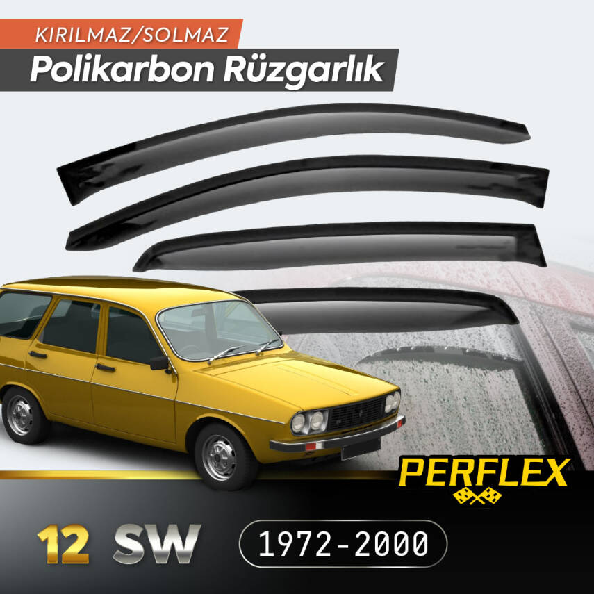 Renault 12 SW 1972-2000 Cam Rüzgarlığı V2 Mugen - 1