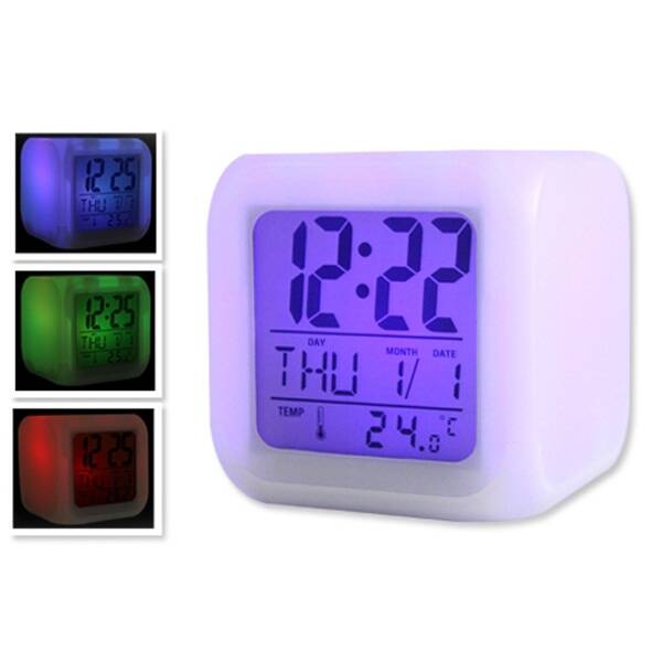 Renk Değiştiren Küp Saat - 1