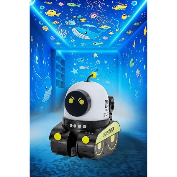 Robot Tasarımlı Projektör Gece Lambası - 2