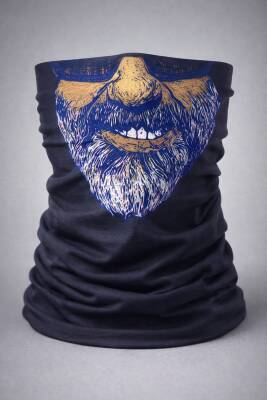 Sakallı Yüz Desenli Çok Amaçlı Buff – Yüz, Boyun Maskesi ve Bandana No 1 (1)