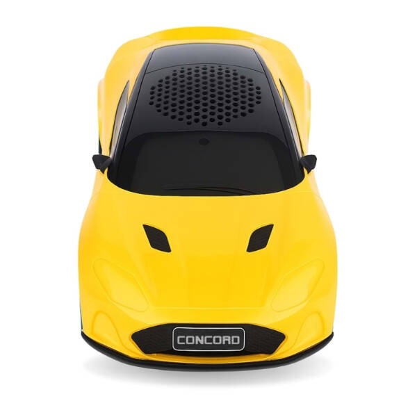 Sarı Araba Tasarımlı Hoparlör - Bluetooth FM USB Özellikli - 1