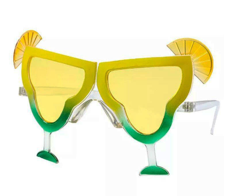 Sarı Margarita Bardak Şeklinde Parti Gözlüğü - 2