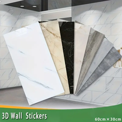 Sarı Mermer Desenli Alüminyum Plastik Duvar Stickerı - 4