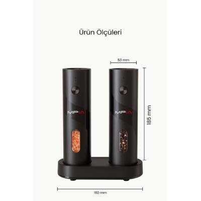 Şarjlı Baharat Öğütücü 100 ml (1)