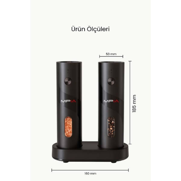 Şarjlı Baharat Öğütücü 100 ml - 2