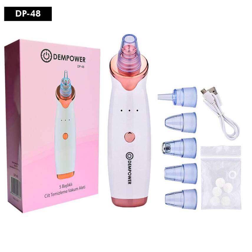 Şarjlı Siyah Nokta Temizleme Cihazı 5 Başlıklı - 1