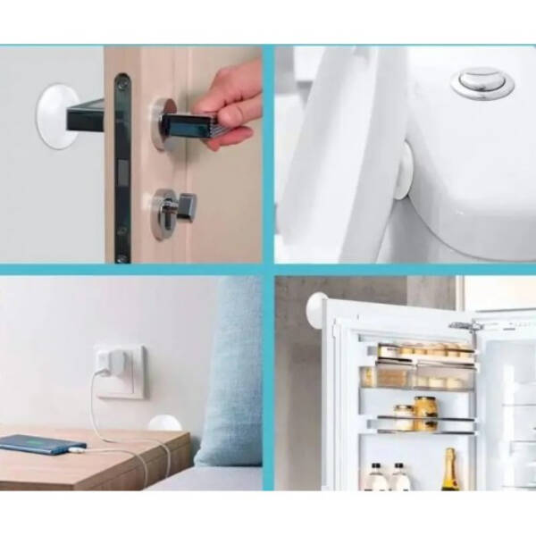 Şeffaf Silikon Mobilya ve Kapı Durdurucu Darbe Pedi 4'lü Set - 5