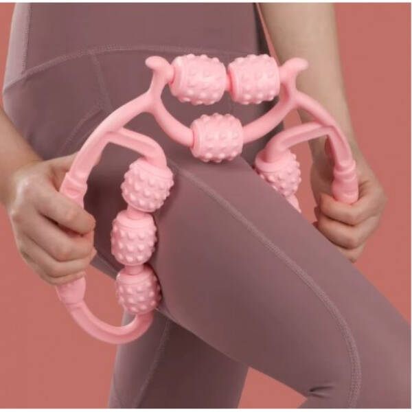 Selülit Masaj Aleti 9 Tekerlekli Lenf Drenaj Rulosu - 1