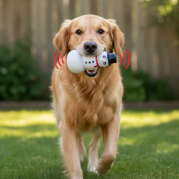 Sesli Kardan Adam Tasarımlı Oyuncak - 3