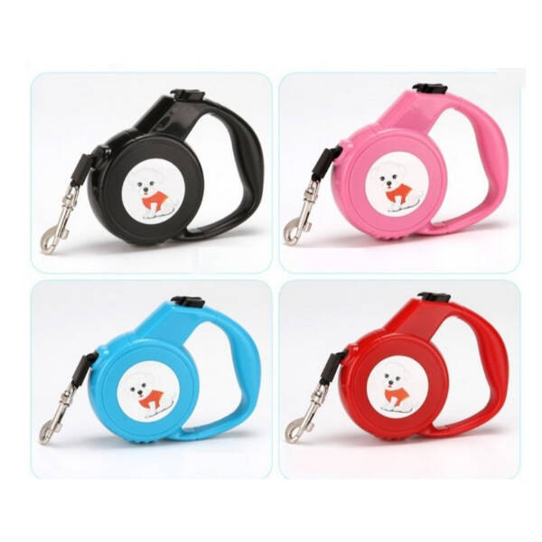 Sevimli Otomatik Köpek Gezdirme Tasması 2.5 Metre - 2