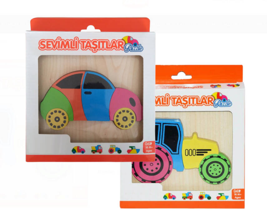 Sevimli Taşıtlar Yapboz - 1