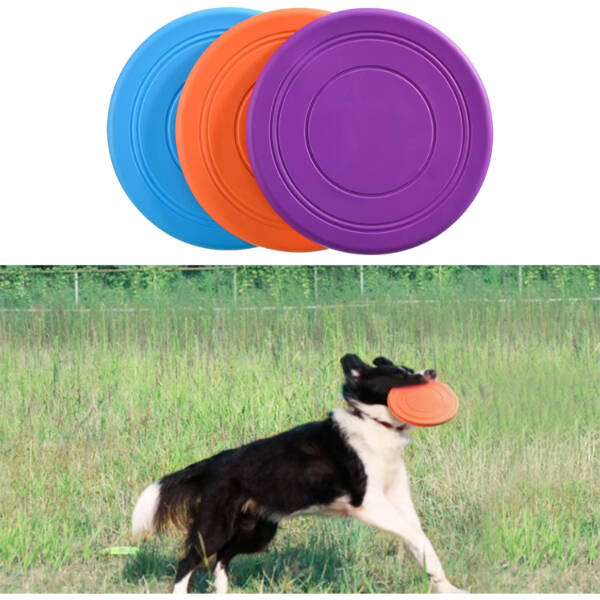 Silikon Frizbi Köpek Oyuncağı - 1