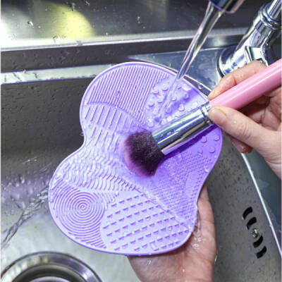 Silikon Makyaj Temizleme Matı - 3