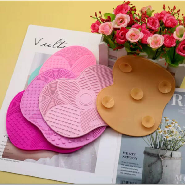 Silikon Makyaj Temizleme Matı - 4