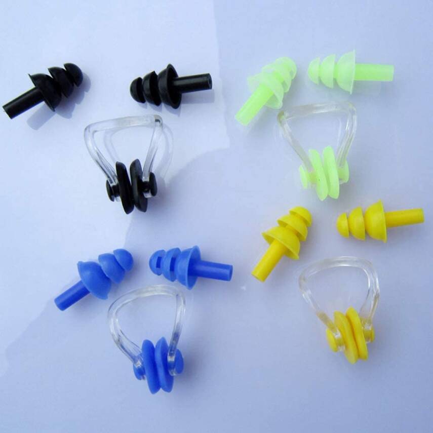 Silikon Su Geçirmez Kulak &amp; Burun Tıkacı - 4