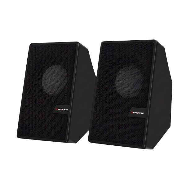 Siyah USB 2.0 + 3.5mm USB Hoparlör - 2