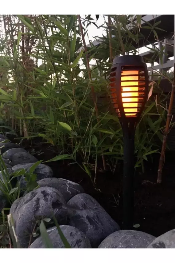 Solar Alev Efektli Bahçe Lambası - 1