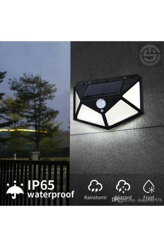 Solar Bahçe Aydınlatma Lambası 100 Led - 1