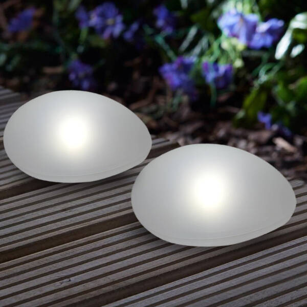 Solar Işıklı Taş Bahçe Aydınlatma Süsü - 2