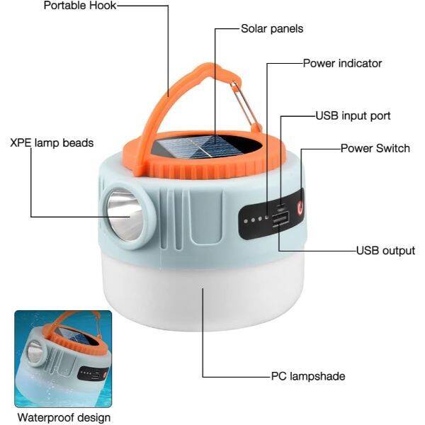 Solar Led Kamp Lambası - 2