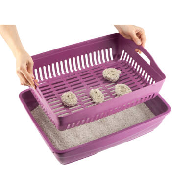 Süzgeçli Açık Kedi Tuvaleti (1)