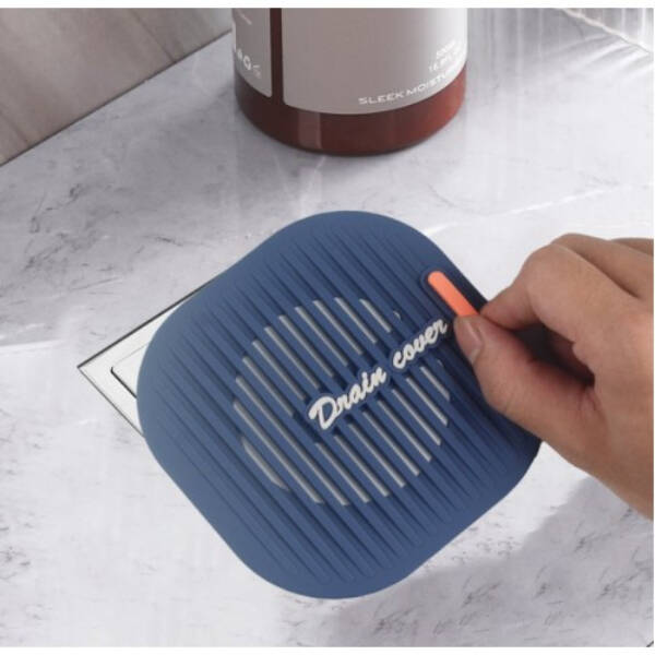 Süzgeçli Lavabo Gider Koruyucu Mat Gri - 1