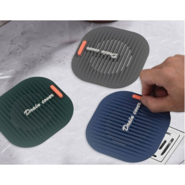 Süzgeçli Lavabo Gider Koruyucu Mat Gri - 3