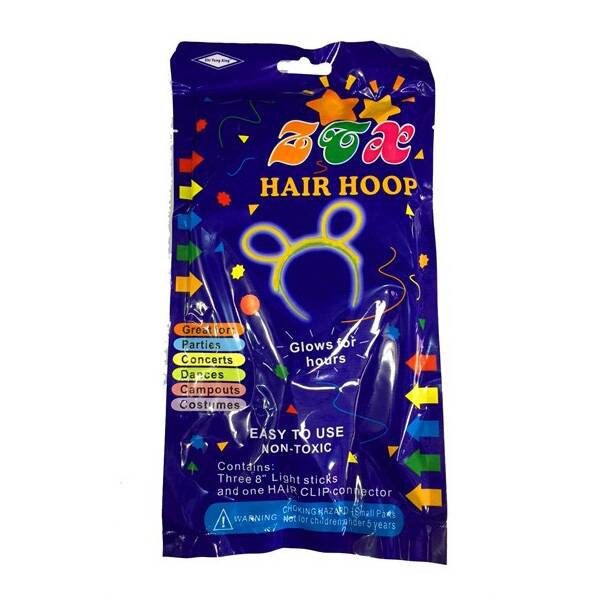 Taç Fosforlu Taç Pembe Renk 12 ADET - 1