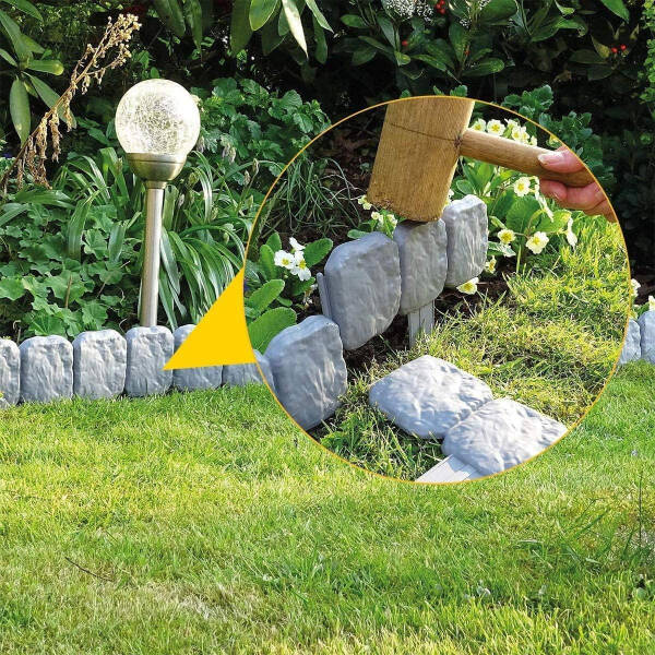 Taş Görünümlü Bahçe Çiti - 5