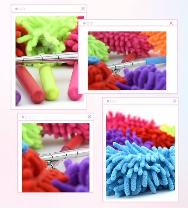 Teleskopik Mikrofiber Toz Alma Fırçası - 3