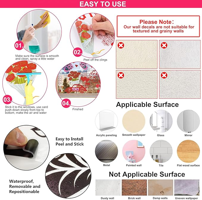 Tropikal Bitkiler Duvar Stickerı Model D - 5