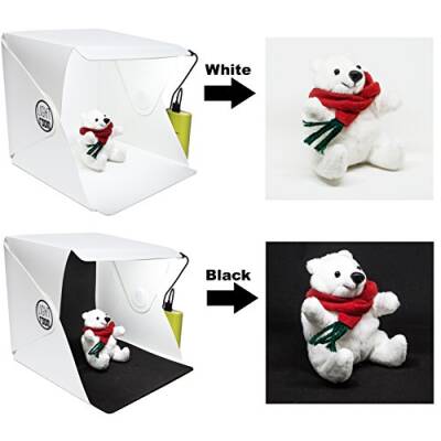 Ürün Çekim Çadırı Mini Fon Fotoğraf Stüdyosu Ledli Işık Perdesi (1)