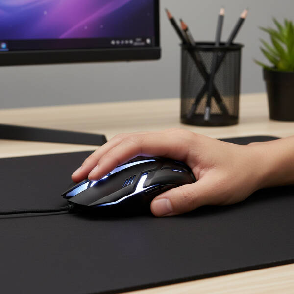 USB Kablolu Işıklı 3D Optik Mouse - 2