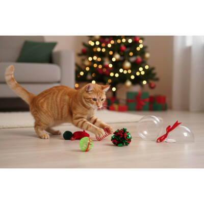 Yılbaşı Konseptli 8 Parça Küre İçinde Oyuncak Seti (1)